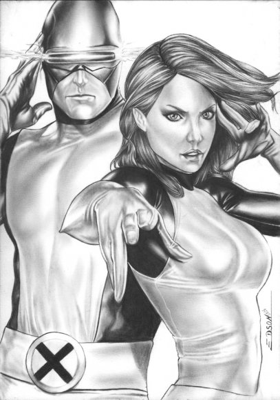 Marvel Girl (Jean Grey) & Cyclops (Scott Summers)