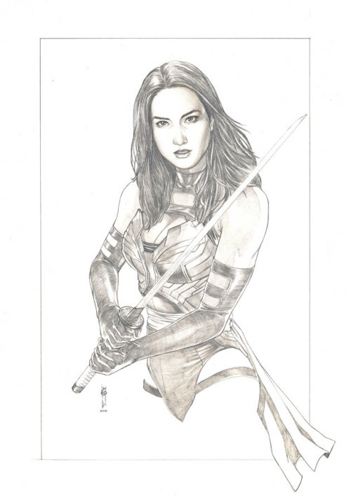 Olivia Munn as Psylocke from X-Men Apocalypse movie